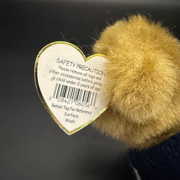 1993 TY Beanie Baby Salty ANCHORS AWAY Sweater Teddy Bear Attic Treasure Vintage - Picture 7 of 9